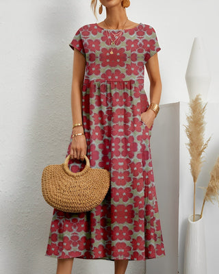 Merla - Abito midi elegante da donna con tasche