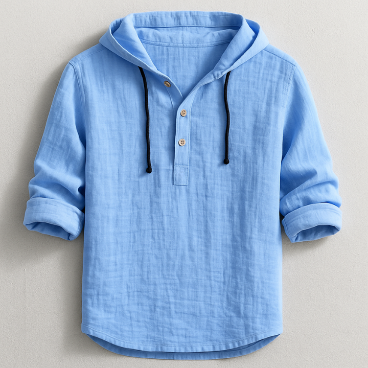 Rex™ | Camicia di lino con cappuccio