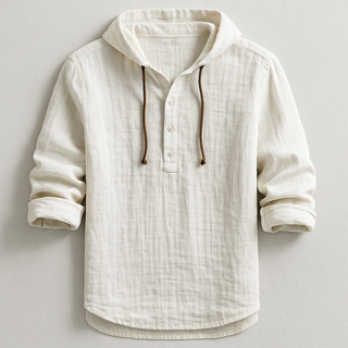 Rex™ | Camicia di lino con cappuccio
