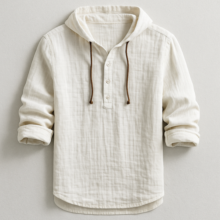 Rex™ | Camicia di lino con cappuccio