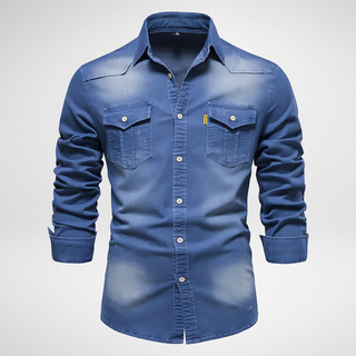 Avantea | Camicia denim elegante