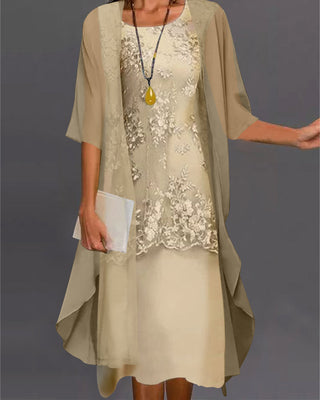 Chona - Abito in chiffon elegante a due pezzi