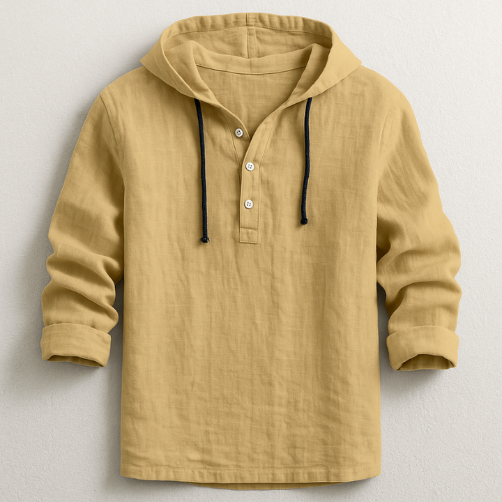 Rex™ | Camicia di lino con cappuccio