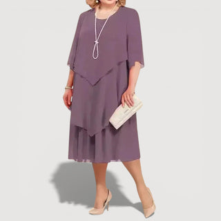 JENIFER – Abito Midi Elegante a Strati