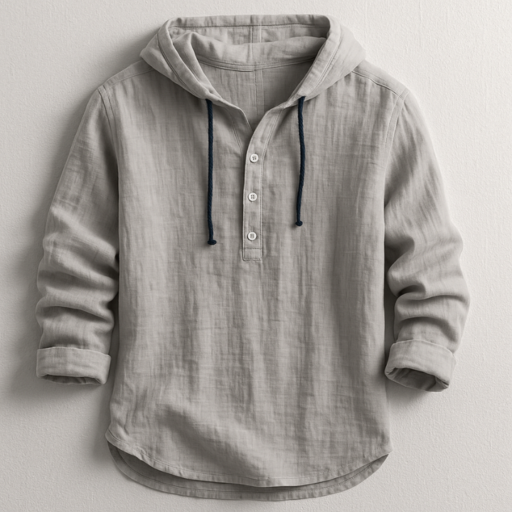 Rex™ | Camicia di lino con cappuccio