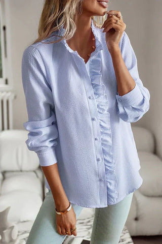 Kya - Camicia a maniche lunghe stampata per uomo