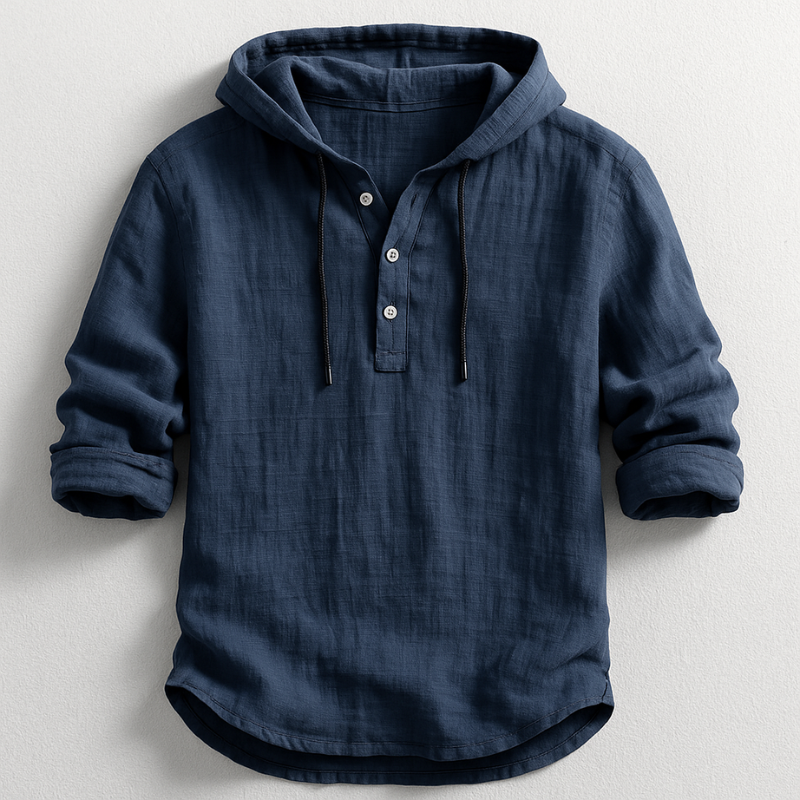 Rex™ | Camicia di lino con cappuccio