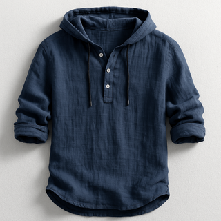 Rex™ | Camicia di lino con cappuccio