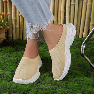 Malani - Moderno Slip-On-Sneaker con Zeppa per Donne