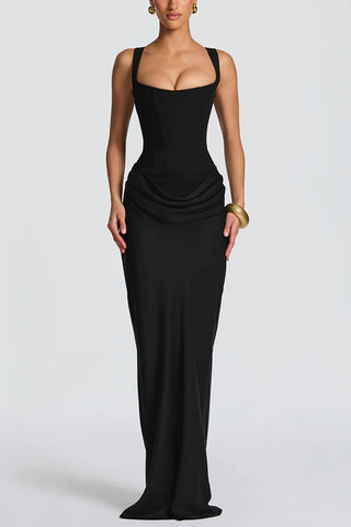 Leonor™ – Abito Maxi Elegante con Scollo Quadrato