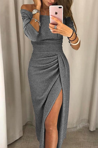 Lunori™ | Abito lungo scintillante Elisa