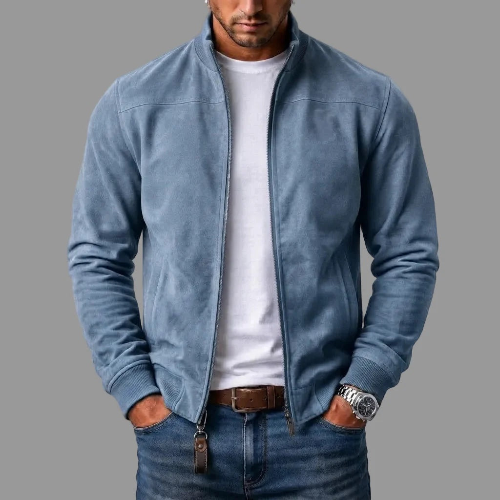 Clemente | Giacca bomber effetto scamosciato