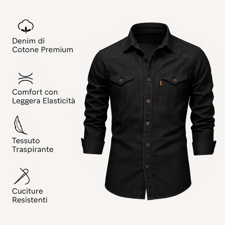 Lorenzo | Camicia in Denim di Cotone