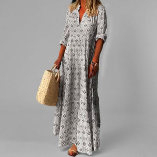 Kaelen - Leggera Camicia di Cotone con Scollo a V