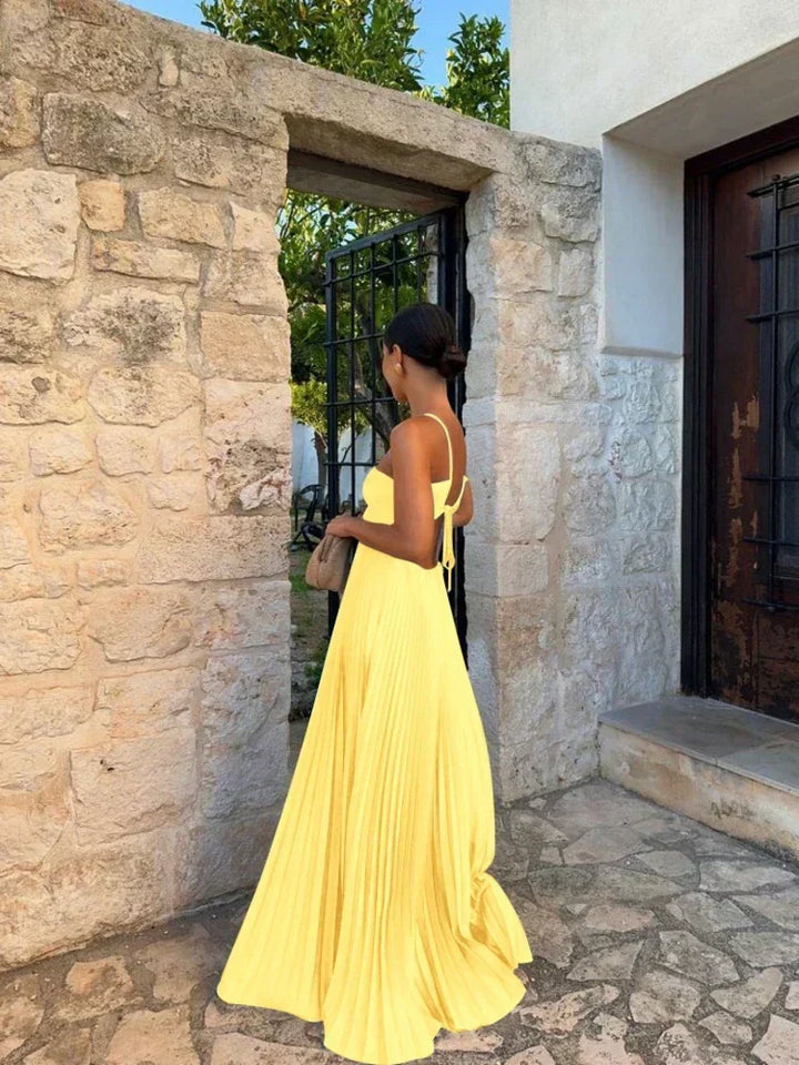 Ayelet - Abito Lungo a Pieghe, Versatile &amp; Elegante