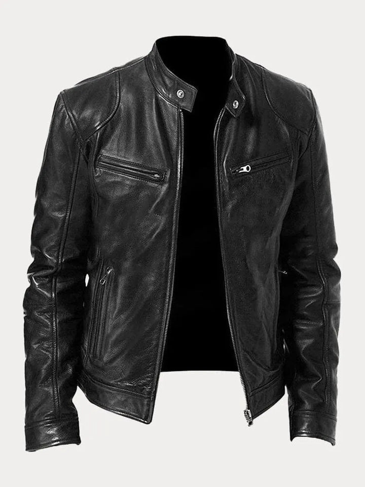 Mario | Giacca casual in pelle vegana