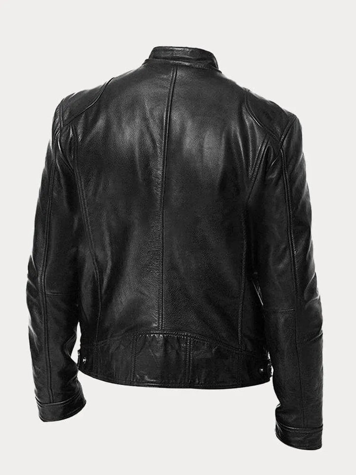 Mario | Giacca casual in pelle vegana