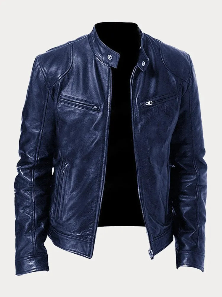 Mario | Giacca casual in pelle vegana