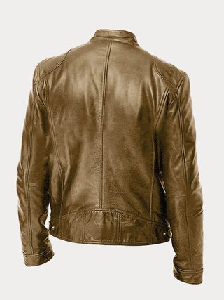 Mario | Giacca casual in pelle vegana