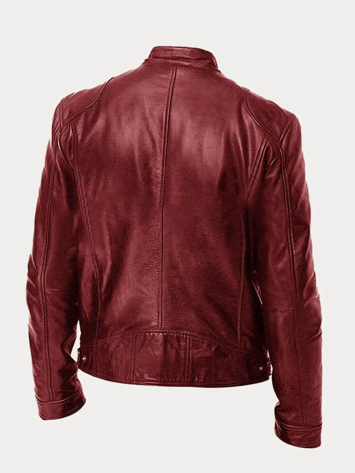 Mario | Giacca casual in pelle vegana