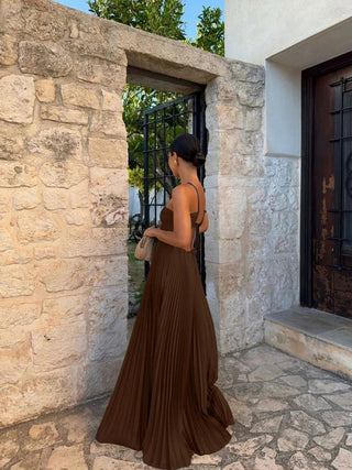 Ayelet - Abito Lungo a Pieghe, Versatile &amp; Elegante