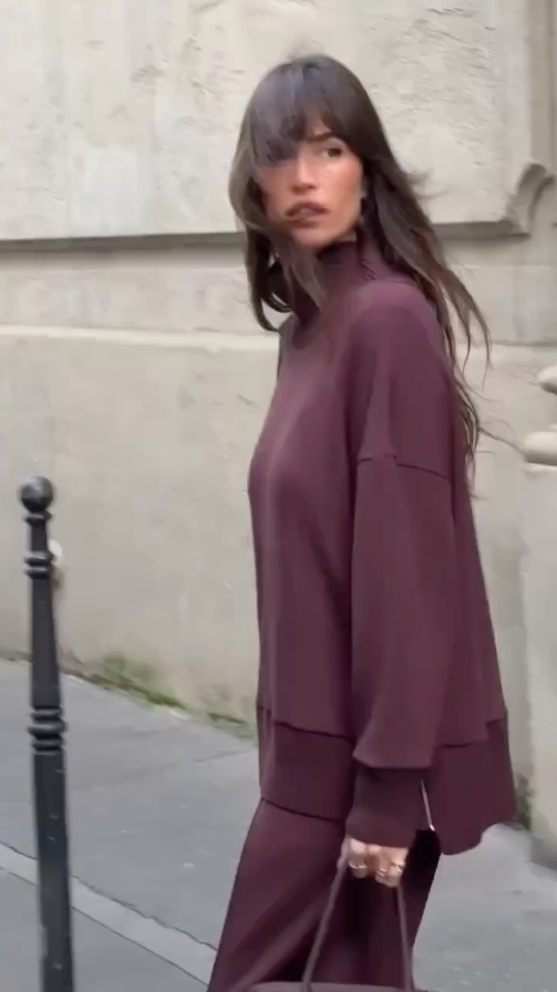 Valentina – Set in maglia con felpa morbida e pantaloni eleganti