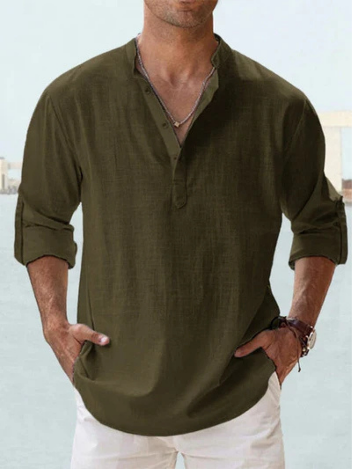 Cazel | Camicia traspirante in lino