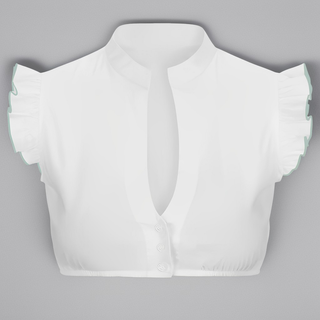 Abegail - Elegante camicetta a maniche corte per donne