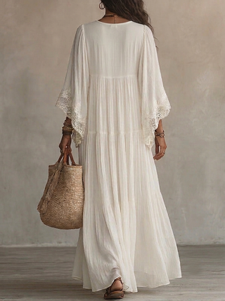 Adelaida | Abito lungo in chiffon