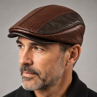 Winston | CAPPELLINO DA GUIDA IN PELLE