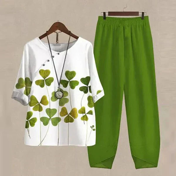 Lilou | Completo camicia e pantaloni comodi e chic