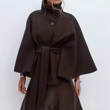 Chaira | Poncho elegante con cintura
