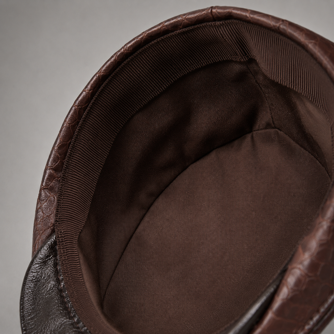 Winston | CAPPELLINO DA GUIDA IN PELLE