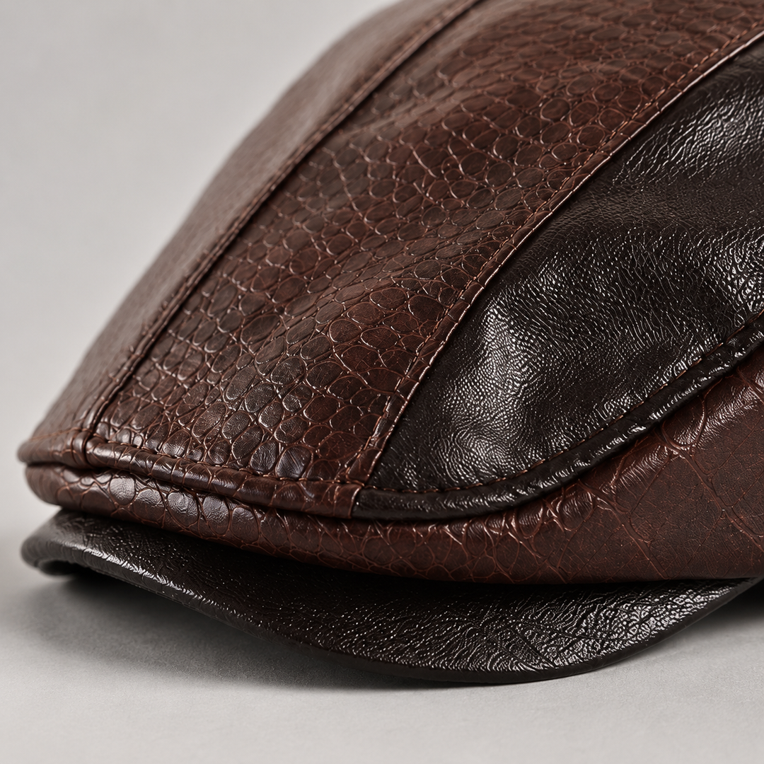 Winston | CAPPELLINO DA GUIDA IN PELLE