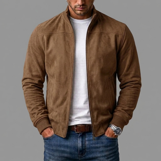 Clemente | Giacca bomber effetto scamosciato