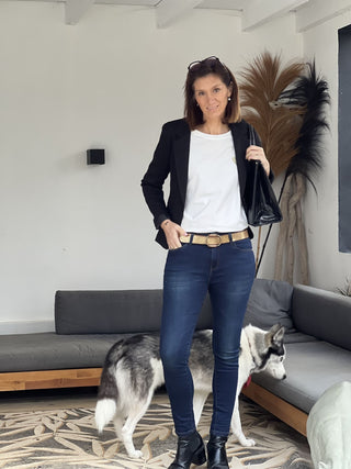 Tamara | Jeans skinny a vita alta