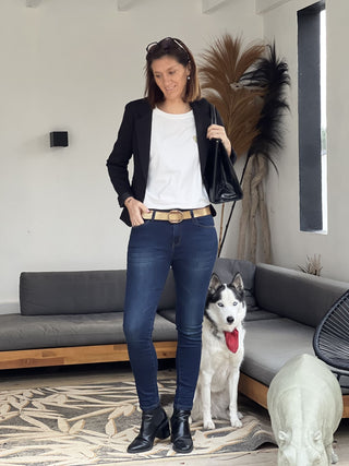 Tamara | Jeans skinny a vita alta