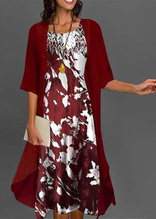 Victoria - Elegante abito estivo in chiffon per donne