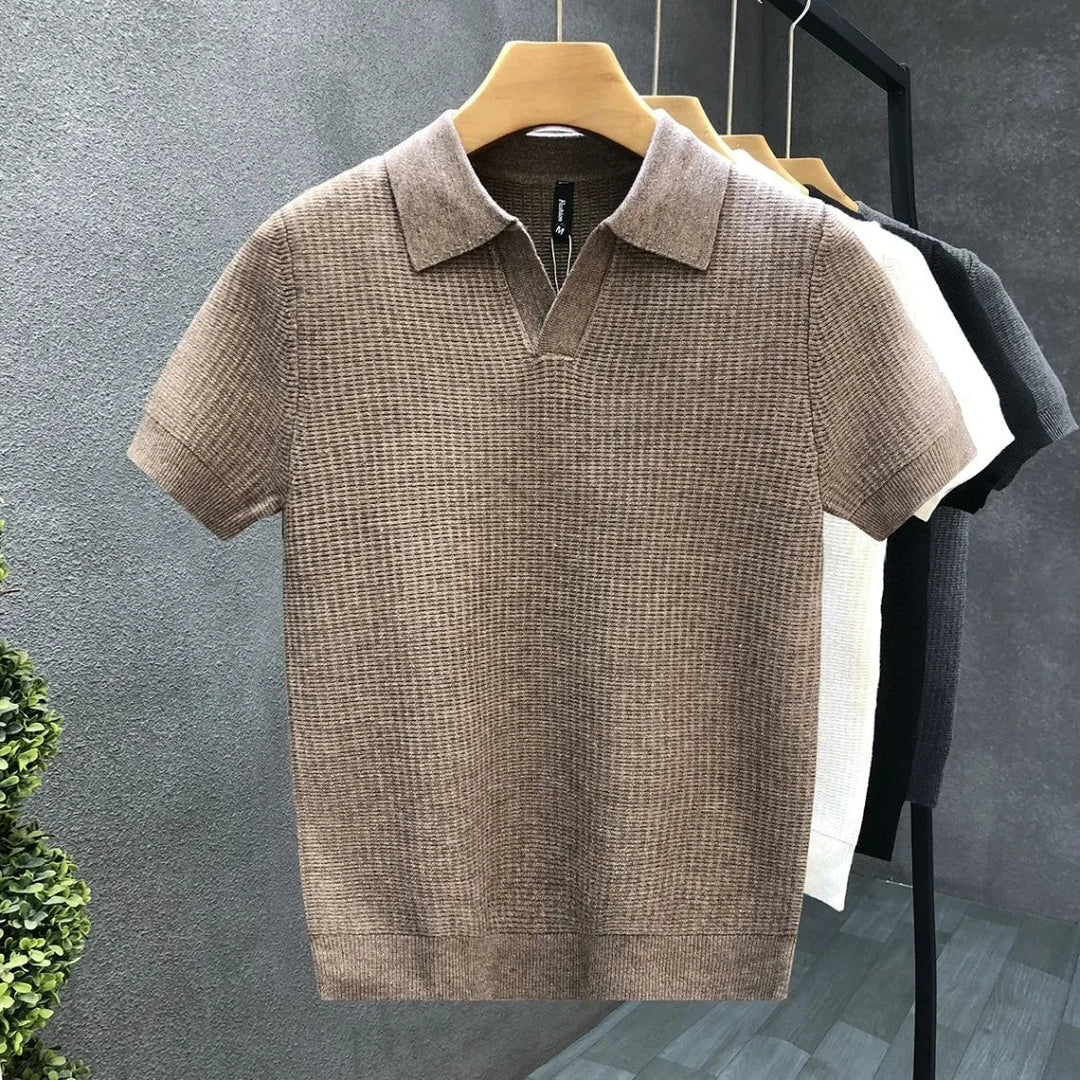 Ettiene™ | Polo classica da uomo in maglia