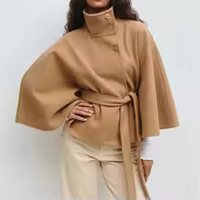 Chaira | Poncho elegante con cintura