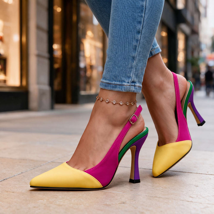 Layla | Scarpe con tacco e cinturino posteriore