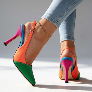 Layla | Scarpe con tacco e cinturino posteriore