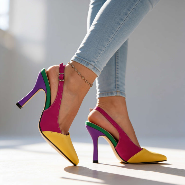 Layla | Scarpe con tacco e cinturino posteriore