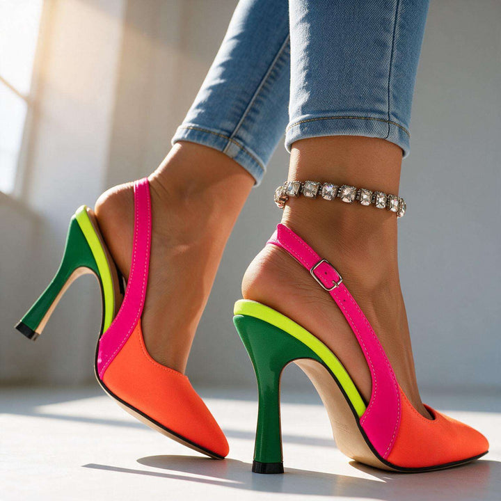Layla | Scarpe con tacco e cinturino posteriore