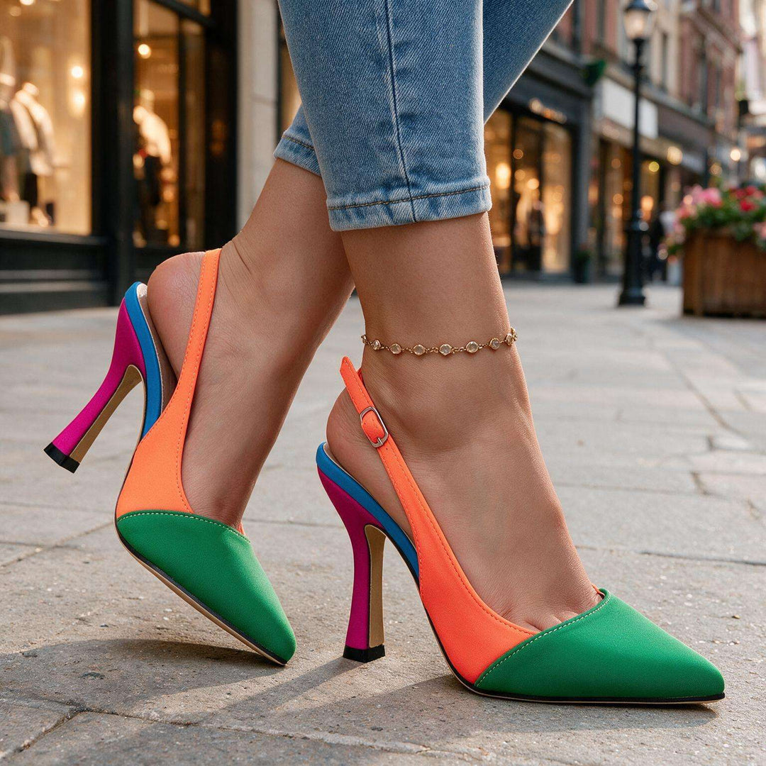 Layla | Scarpe con tacco e cinturino posteriore