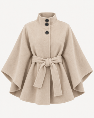 Chaira | Poncho elegante con cintura