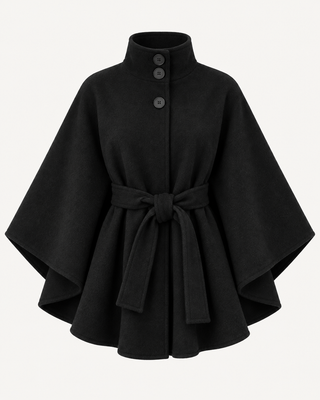 Chaira | Poncho elegante con cintura