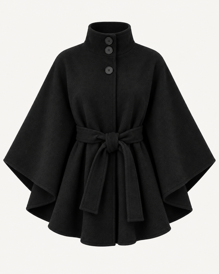 Chaira | Poncho elegante con cintura