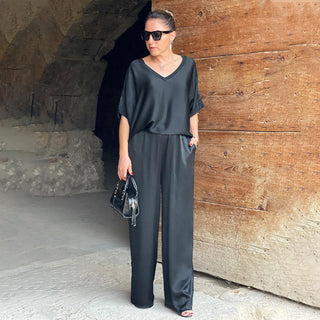 Pauline | Completo in raso lucido