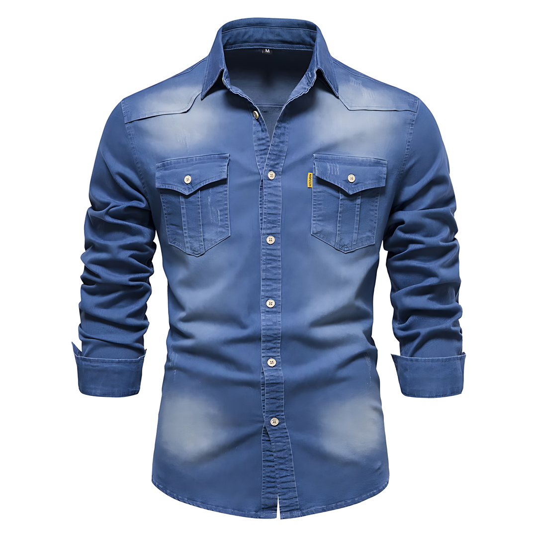 Avantea | Camicia denim elegante